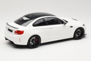 BMW M2 CS F87 ホワイト ブラックホイール Minichamps 1:18 155021025 メタル - 画像 2/6
