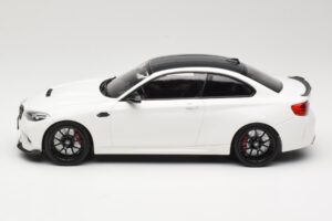 BMW M2 CS F87 ホワイト ブラックホイール Minichamps 1:18 155021025 メタル - 画像 3/6