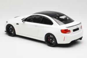 BMW M2 CS F87 ホワイト ブラックホイール Minichamps 1:18 155021025 メタル - 画像 5/6