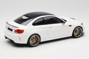 BMW M2 F87 CS Alpine White ゴールドホイール Minichamps 1:18 155021020 メタル - 画像 2/6