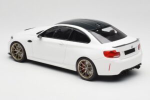 BMW M2 F87 CS Alpine White ゴールドホイール Minichamps 1:18 155021020 メタル - 画像 5/6
