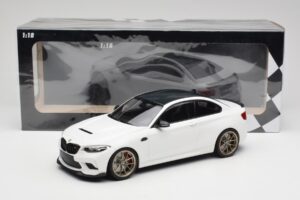 BMW M2 F87 CS Alpine White ゴールドホイール Minichamps 1:18 155021020 メタル - 画像 6/6