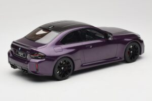 BMW M2 G87 Twilight Purple GT Spirit 1:18 GT946 レジン - 画像 2/6
