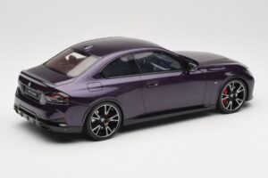 BMW M240i G42 Thundernight Metallic GT Spirit 1:18 GT504 レジン - 画像 2/6