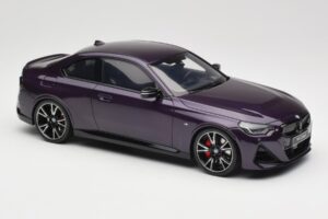 BMW M240i G42 Thundernight Metallic GT Spirit 1:18 GT504 レジン - 画像 4/6