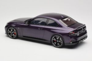 BMW M240i G42 Thundernight Metallic GT Spirit 1:18 GT504 レジン - 画像 5/6