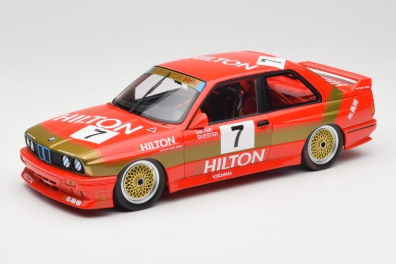 BMW M3 E30 #7 D. Quester 2nd Place Guia Race Macau 1987 Minichamps 1:18 155872007 メタル