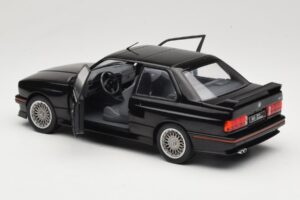BMW M3 E30 Sport Evo ブラック Solido 1:18 S1801501 メタル - 画像 5/8