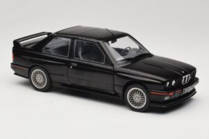 BMW M3 E30 Sport Evo ブラック Solido 1:18 S1801501 メタル - 画像 6/8