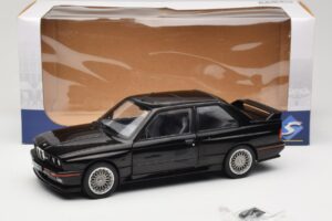 BMW M3 E30 Sport Evo ブラック Solido 1:18 S1801501 メタル - 画像 8/8