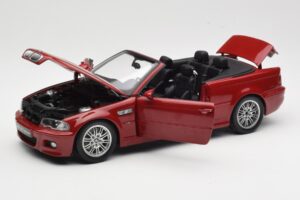 BMW M3 E46 カブリオレ レッド Kyosho 1:18 08505R メタル - 画像 2/8