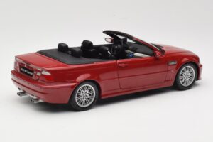 BMW M3 E46 カブリオレ レッド Kyosho 1:18 08505R メタル - 画像 3/8