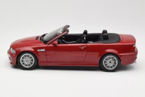 BMW M3 E46 カブリオレ レッド Kyosho 1:18 08505R メタル - 画像 4/8