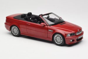 BMW M3 E46 カブリオレ レッド Kyosho 1:18 08505R メタル - 画像 6/8