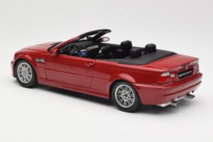 BMW M3 E46 カブリオレ レッド Kyosho 1:18 08505R メタル - 画像 7/8