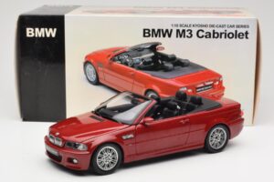 BMW M3 E46 カブリオレ レッド Kyosho 1:18 08505R メタル - 画像 8/8