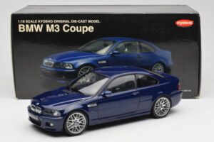 BMW M3 E46 ブルー Kyosho 1:18 08503BL メタル - 画像 8/8