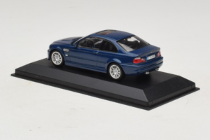 BMW M3 E46 ブルー Minichamps 1:43 BMW014 メタル - 画像 3/4