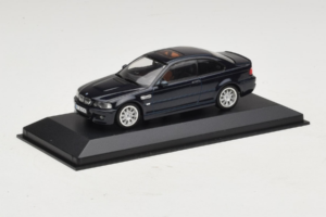 BMW M3 E46 ダークブルー Minichamps 1:43 80420009763-R1 メタル - 画像 2/4