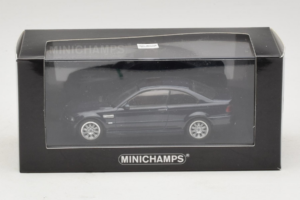 BMW M3 E46 ダークブルー Minichamps 1:43 80420009763-R1 メタル - 画像 4/4