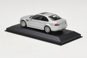 BMW M3 E46 シルバー Minichamps 1:43 BMW013 メタル - 画像 3/4