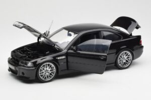 BMW M3 E46 CSL ブラック Kyosho 1:18 80430302736 メタル - 画像 2/8