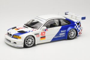 BMW M3 E46 GTR #42 J. Muller / J.J. Lehto ALMS 2001 Minichamps 1:18 80430139183 メタル