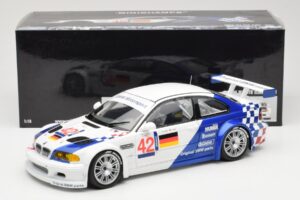 BMW M3 E46 GTR #42 J. Lehto / J. Muller ELMS 2001 Minichamps 1:18 100012192 メタル - 画像 8/8
