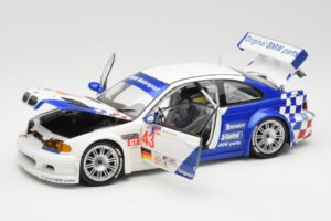 BMW M3 E46 GTR #43 D. Muller ALMS 2001 Minichamps 1:18 100012143 メタル - 画像 2/8