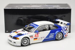 BMW M3 E46 GTR #43 D. Muller ALMS 2001 Minichamps 1:18 100012143 メタル - 画像 8/8