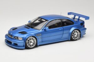 BMW M3 E46 GTR Street ブルー Minichamps 1:18 80430302540 メタル