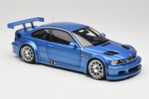 BMW M3 E46 GTR Street ブルー Minichamps 1:18 80430302540 メタル - 画像 6/8