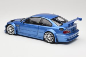 BMW M3 E46 GTR Street ブルー Minichamps 1:18 80430302540 メタル - 画像 7/8