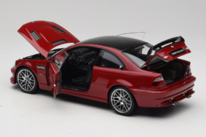 BMW M3 E46 GTR Street レッド Kyosho 1:18 08507R メタル - 画像 5/8