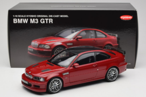 BMW M3 E46 GTR Street レッド Kyosho 1:18 08507R メタル - 画像 8/8