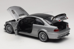 BMW M3 E46 GTR Street シルバーグレー Kyosho 1:18 08507S メタル - 画像 5/8