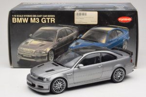 BMW M3 E46 GTR Street シルバーグレー Kyosho 1:18 08507S メタル - 画像 8/8
