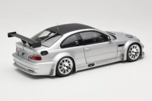 BMW M3 E46 GTR Street シルバー With Carbon Roof Minichamps 1:18 100012102 メタル - 画像 3/8