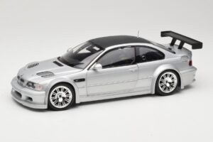 BMW M3 E46 GTR Street シルバー With Carbon Roof Minichamps 1:18 100012102 メタル