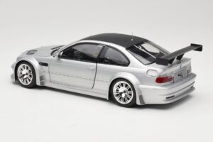 BMW M3 E46 GTR Street シルバー With Carbon Roof Minichamps 1:18 100012102 メタル - 画像 7/8