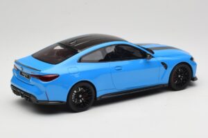 BMW M4 CS G82 Riviera Blue GT Spirit 1:18 GT511 レジン - 画像 2/6