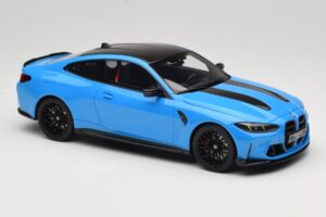BMW M4 CS G82 Riviera Blue GT Spirit 1:18 GT511 レジン - 画像 4/6