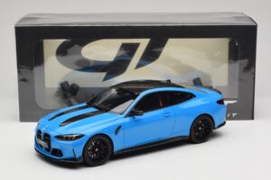 BMW M4 CS G82 Riviera Blue GT Spirit 1:18 GT511 レジン - 画像 6/6