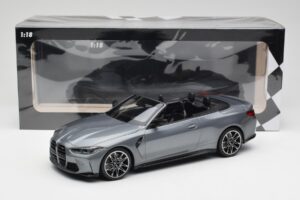 BMW M4 G82 カブリオレ Grey Metallic Minichamps 1:18 155021034 メタル - 画像 6/6