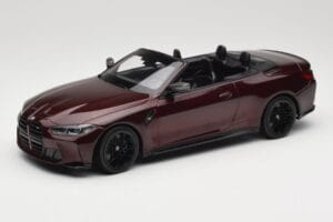 BMW M4 G83 カブリオレ レッドメタリック Minichamps 1:18 155021032 メタル