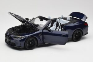 BMW M4 G82 カブリオレ ブルー メタリック Minichamps 1:18 110021031 メタル - 画像 2/8