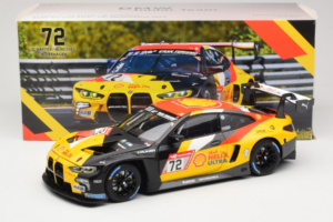 BMW M4 GT3 #72 D. Harper / M. Hesse / N. Verhagen BMW Junior Team 24 Hours of Nurburgring 2023 Minichamps 1:18 113232072 メタル - 画像 8/8