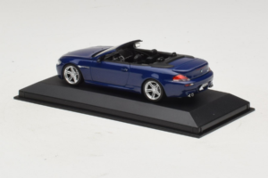 BMW M6 E64 カブリオレ Blue Metallic Minichamps 1:43 BMW017 メタル - 画像 3/4