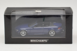 BMW M6 E64 カブリオレ Blue Metallic Minichamps 1:43 BMW017 メタル - 画像 4/4