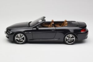 BMW M6 E64 カブリオレ Sapphire Black Kyosho 1:18 80430417424 メタル - 画像 5/9